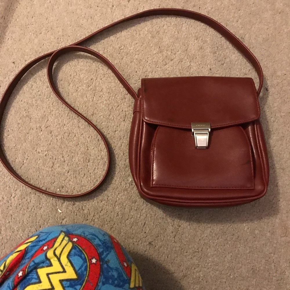Nine West red tone shoulder bag